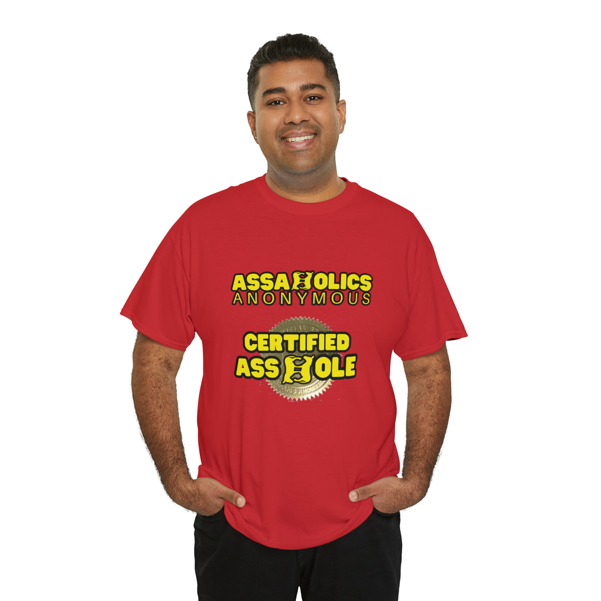 Assaholics Anonymous Certified Stamp Tee