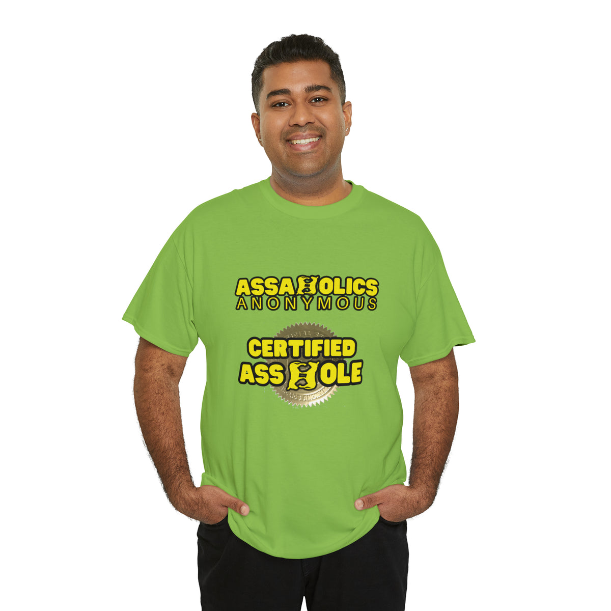 Assaholics Anonymous Certified Stamp Tee