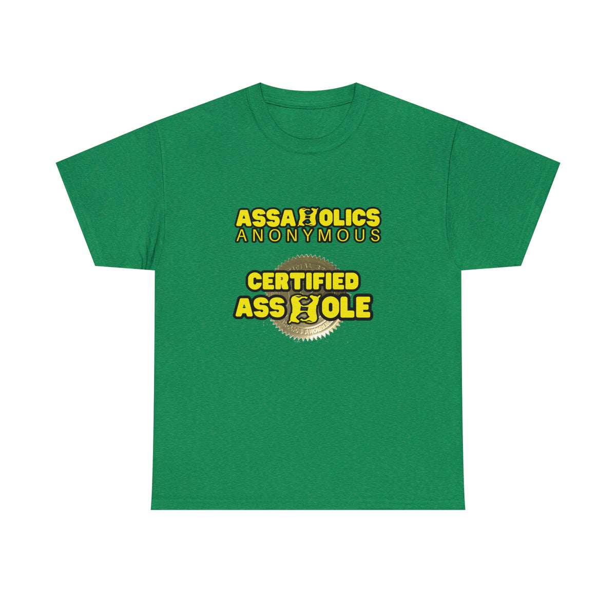 Assaholics Anonymous Certified Stamp Tee