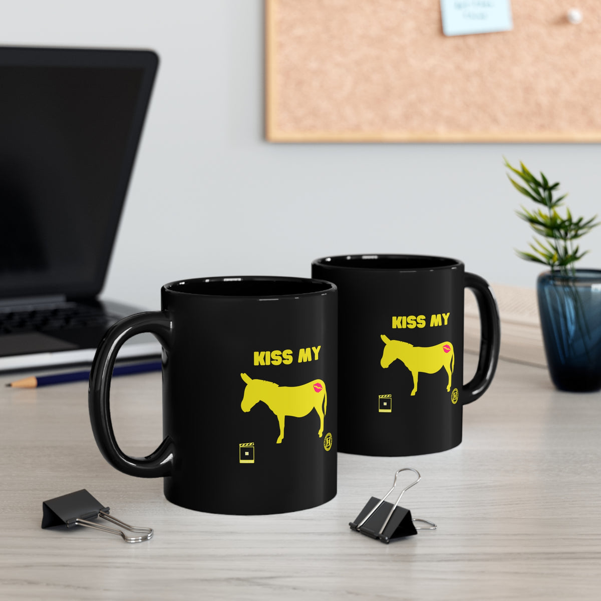 Kiss My Donkey Mug (Pt  2 - Some Words Needed)