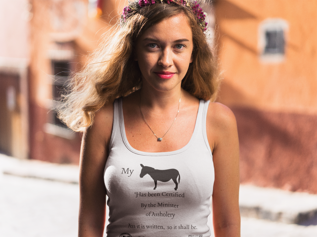 My Ass Is Certified Racerback Tank