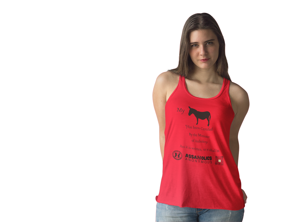 My Ass Is Certified Racerback Tank