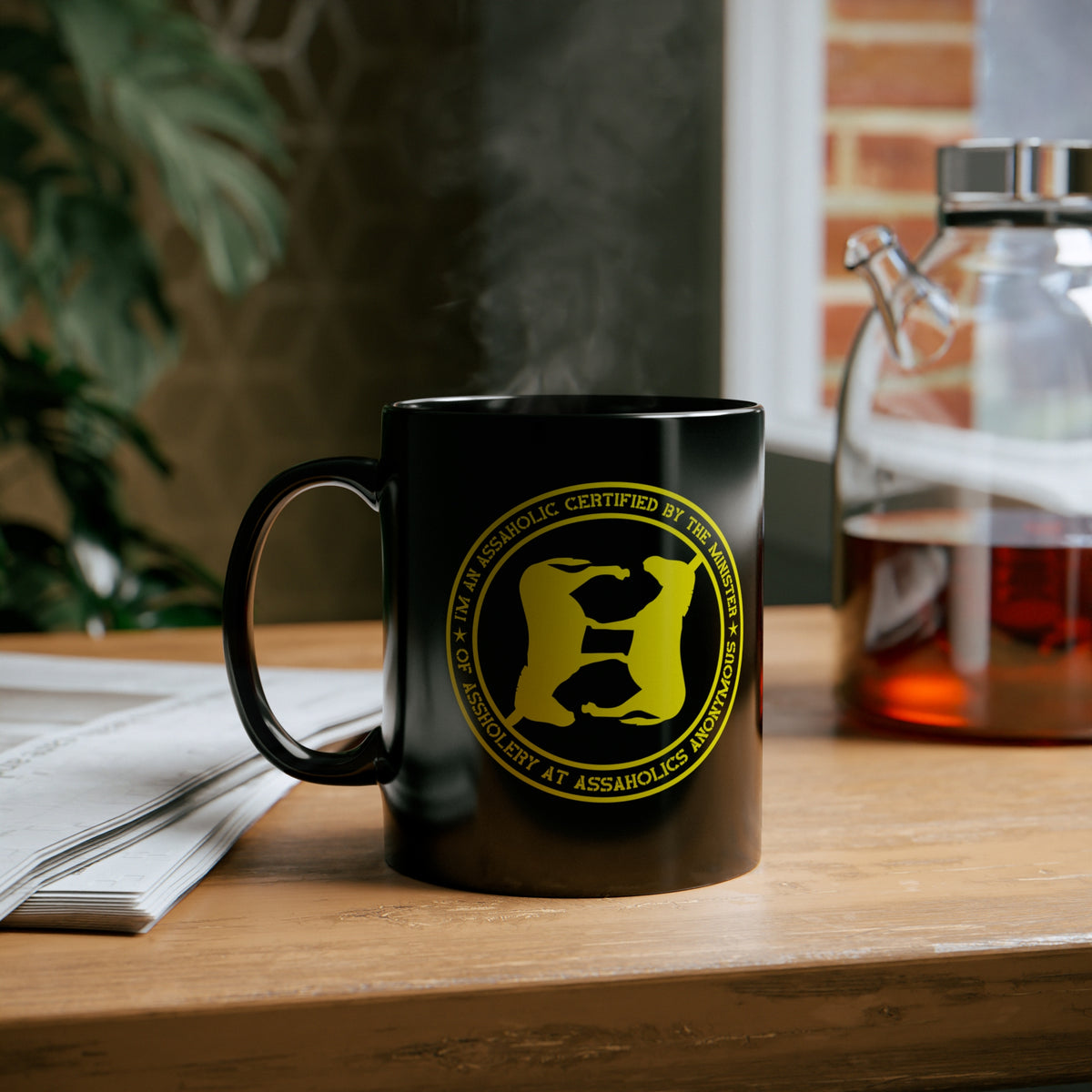I'm an Assaholic Certified By the Minister of Assholery Mug