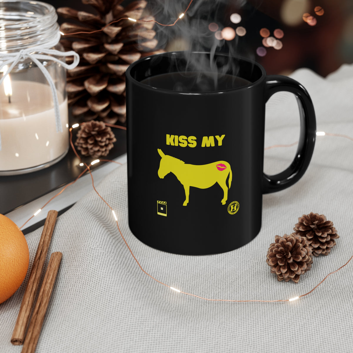 Kiss My Donkey Mug (Pt  2 - Some Words Needed)