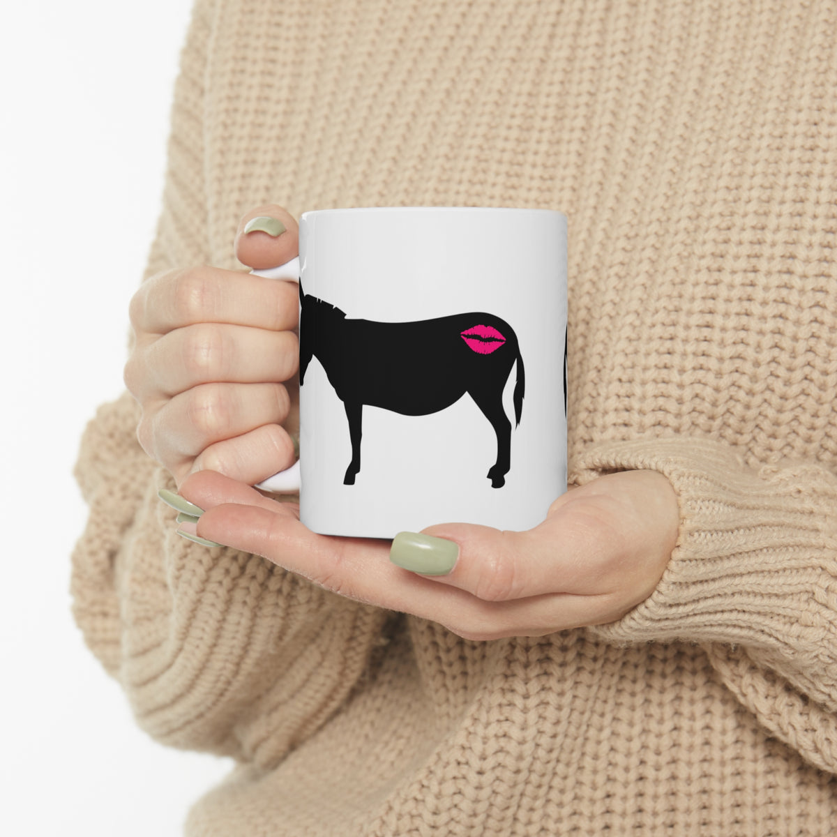 Kiss My Donkey Mug (Pt. 1 - No Words Needed)