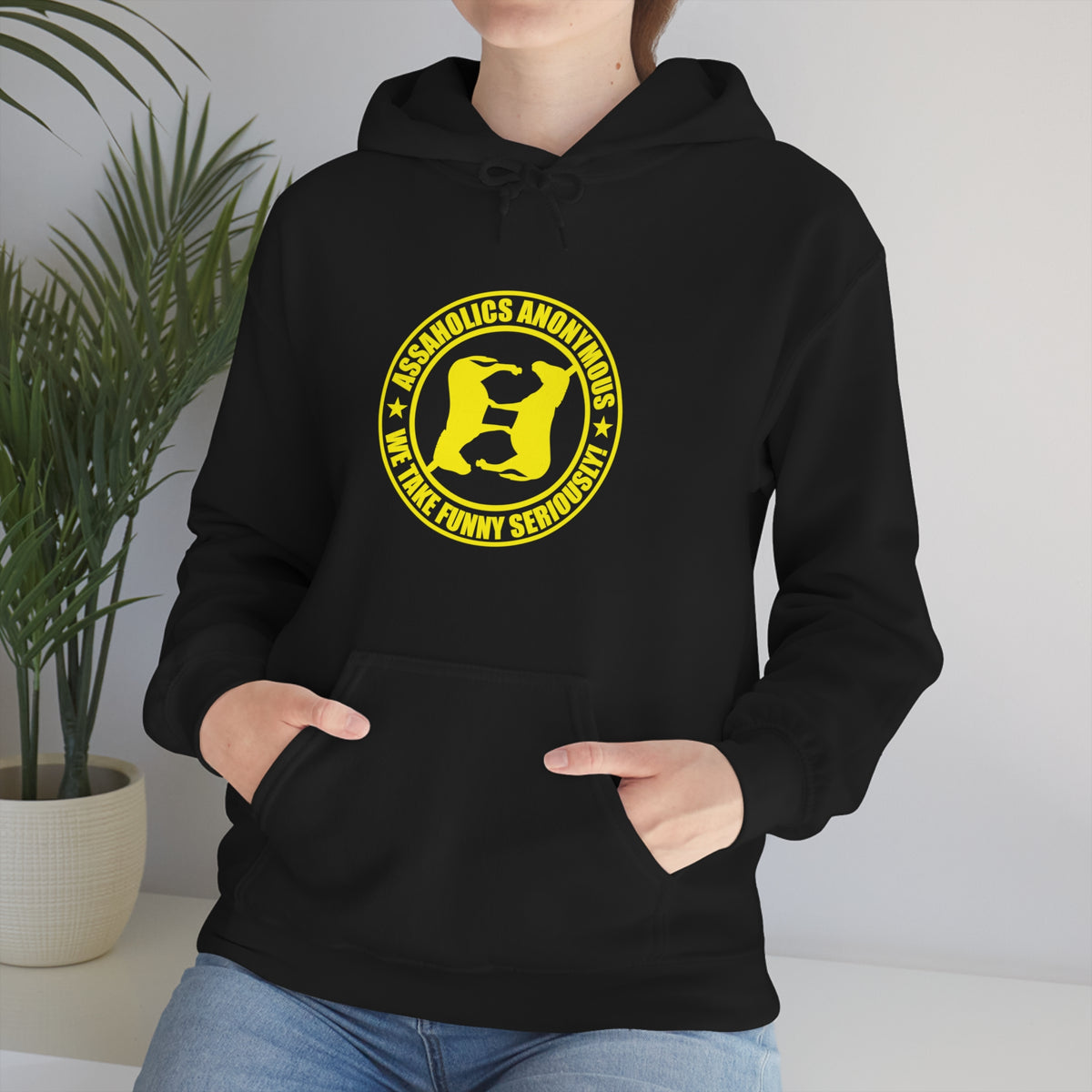 We Take Funny Seriously Unisex Heavy Blend™ Hooded Sweatshirt