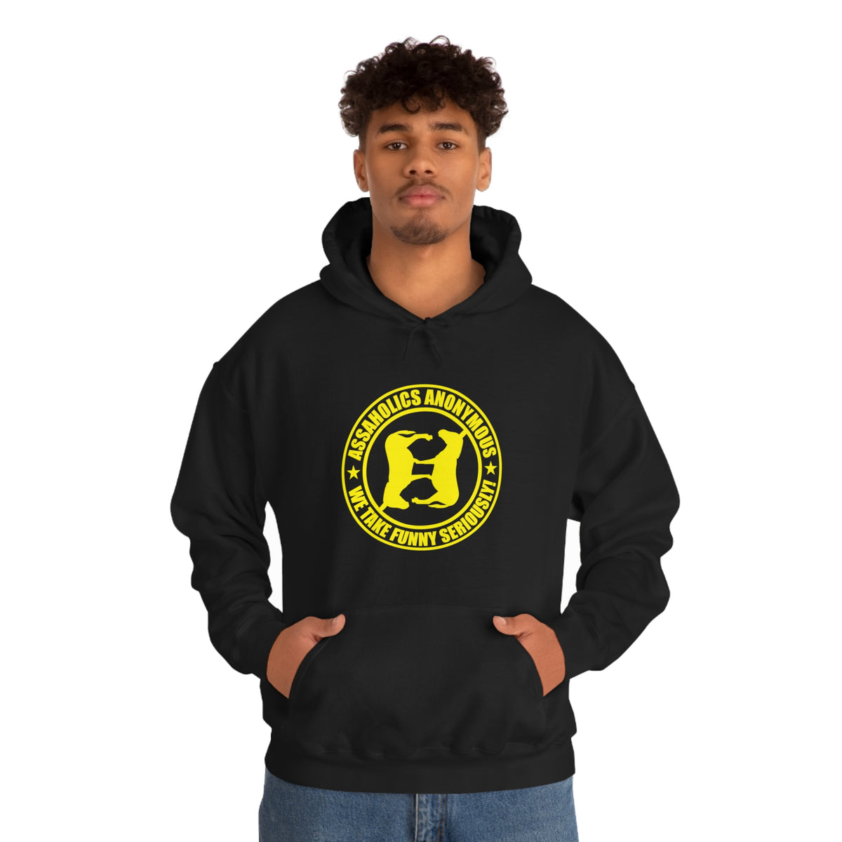 We Take Funny Seriously Unisex Heavy Blend™ Hooded Sweatshirt