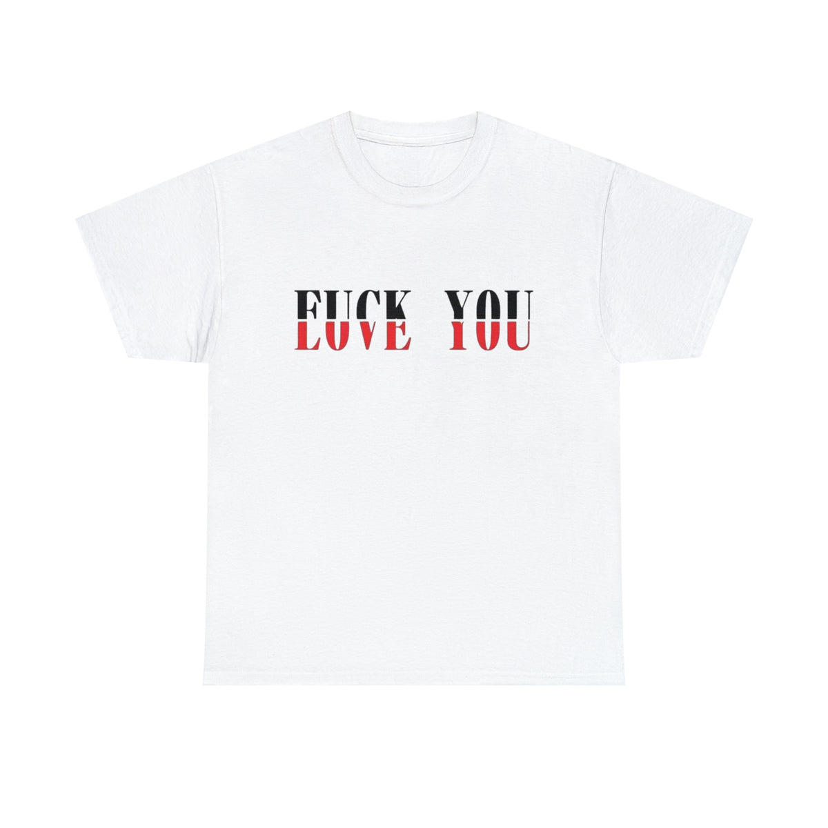 Flove You Mixed Message Tee