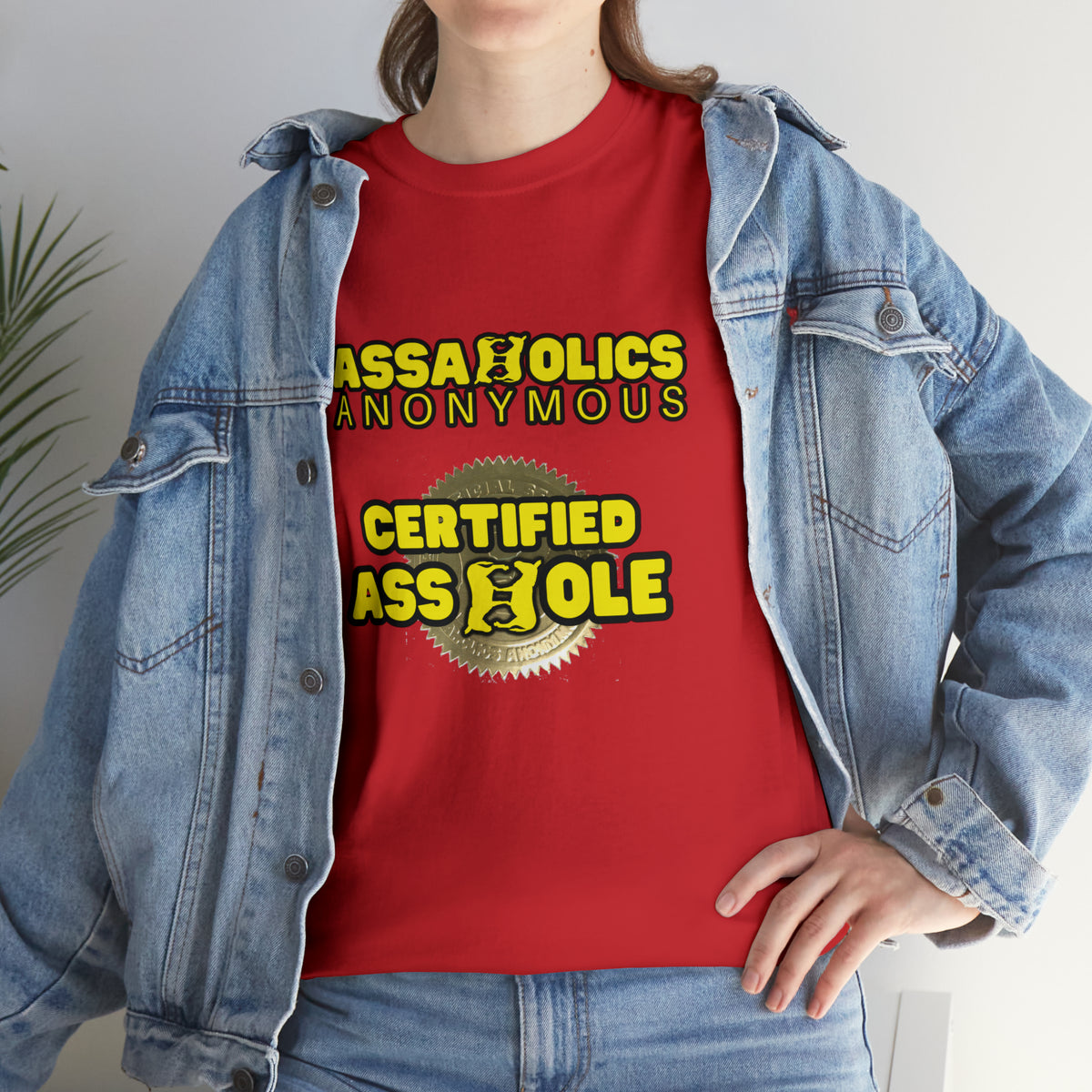 Assaholics Anonymous Certified Stamp Tee