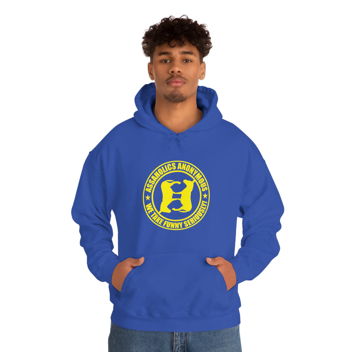 We Take Funny Seriously Unisex Heavy Blend™ Hooded Sweatshirt