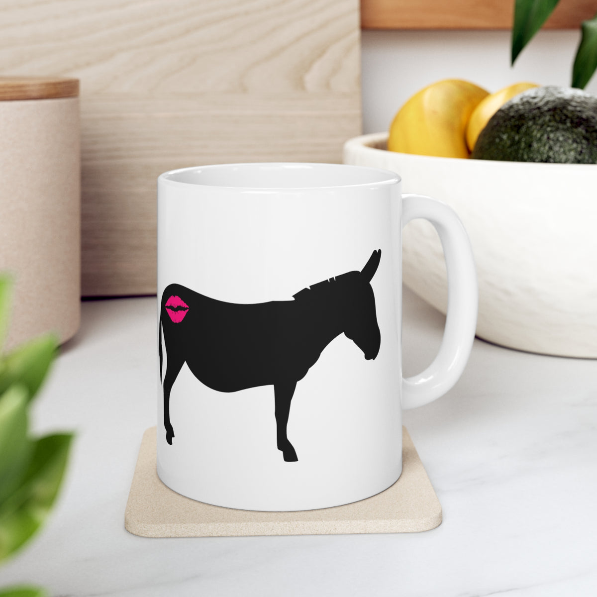 Kiss My Donkey Mug (Pt. 1 - No Words Needed)