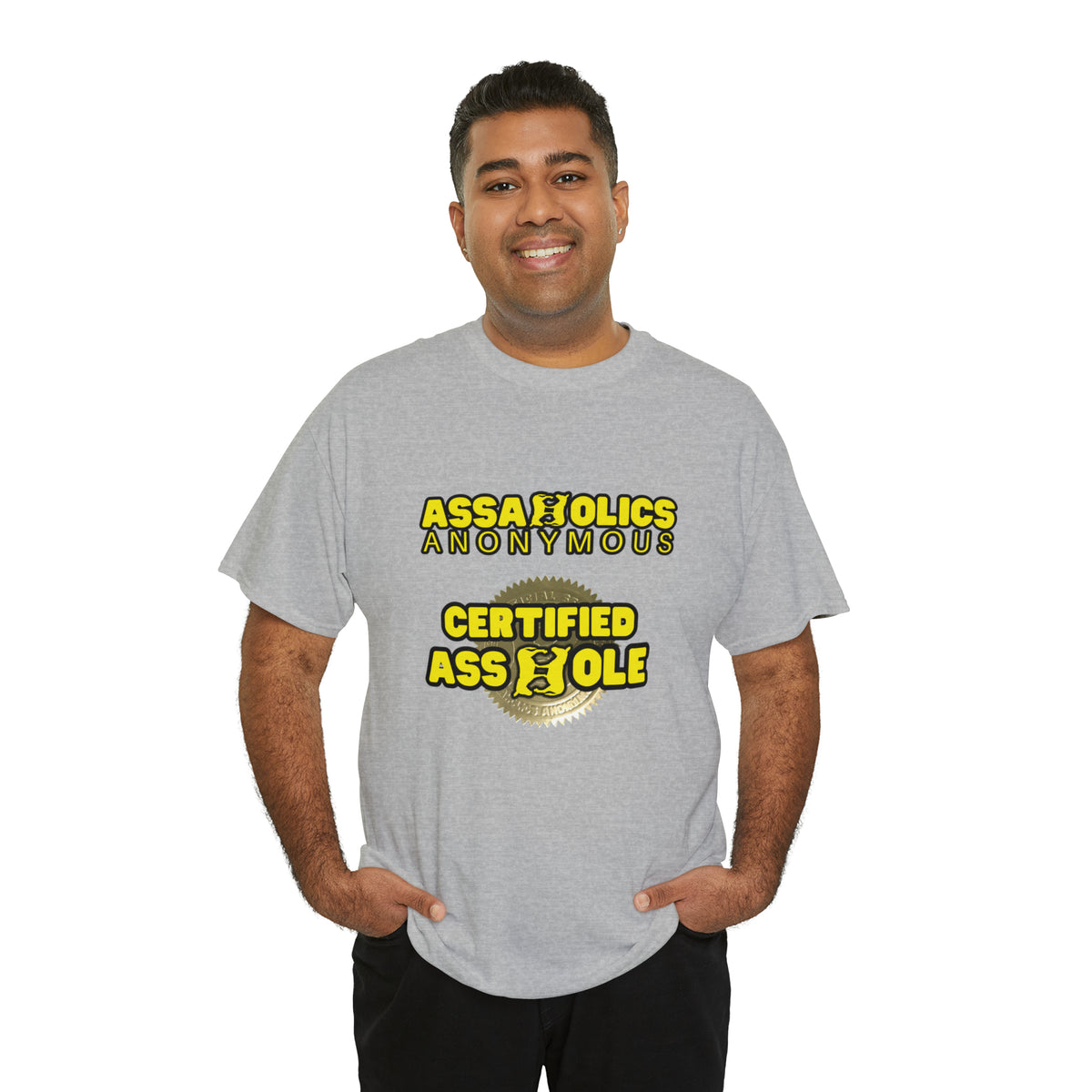 Assaholics Anonymous Certified Stamp Tee