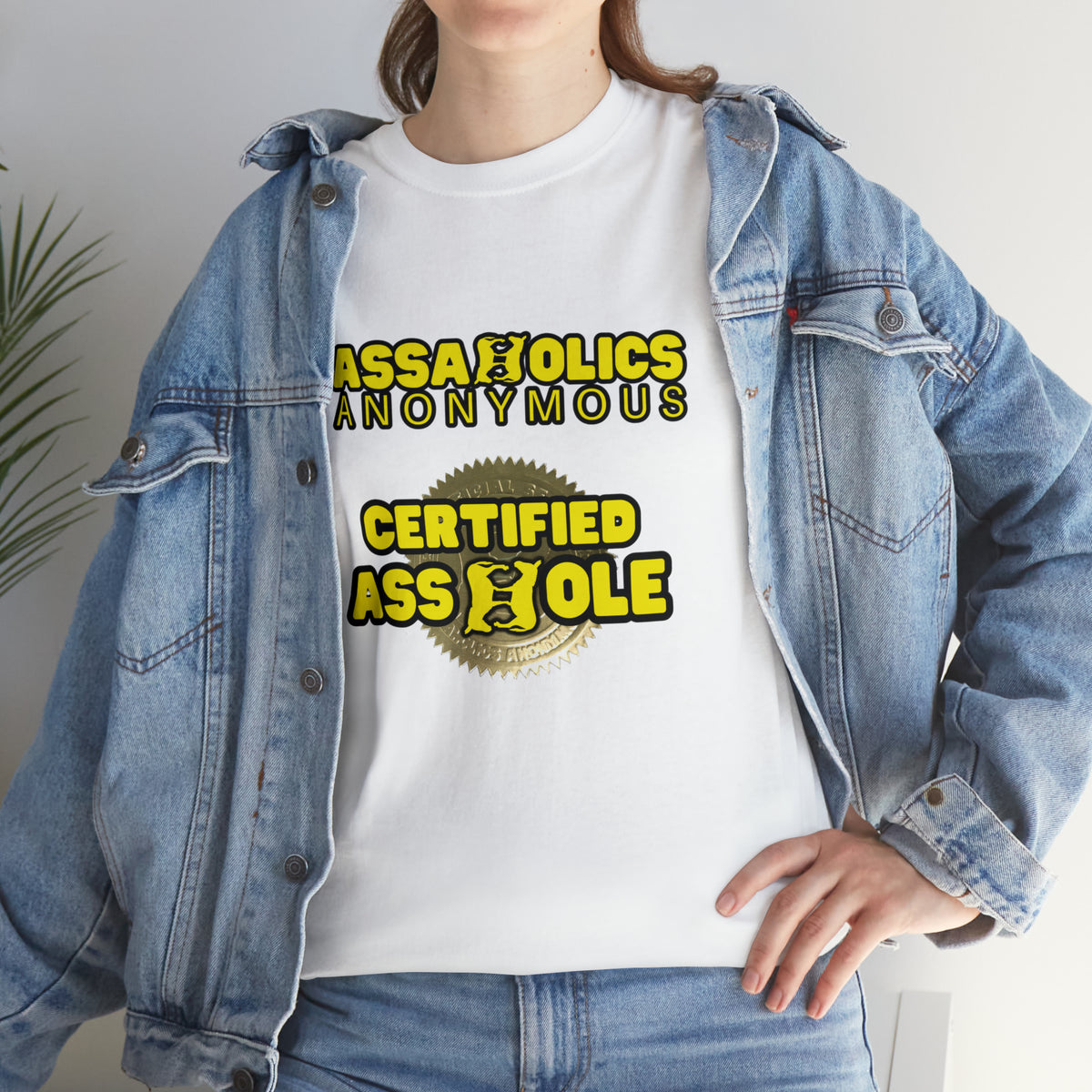 Assaholics Anonymous Certified Stamp Tee