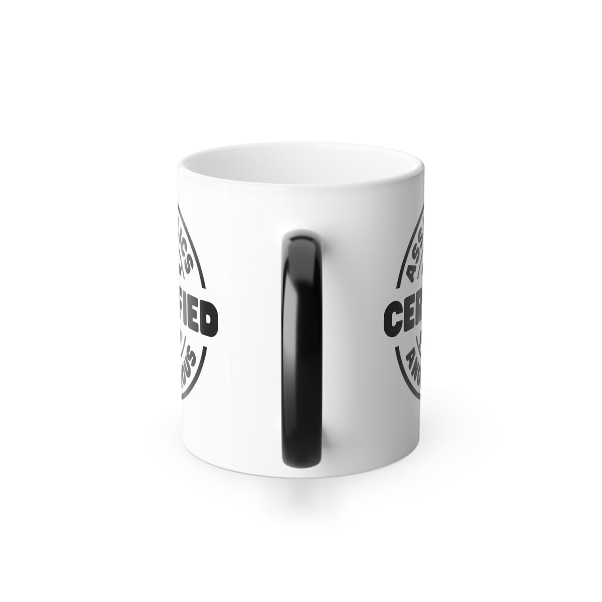 Magic Message Reveal Mug - Certified Assaholics Anonymous