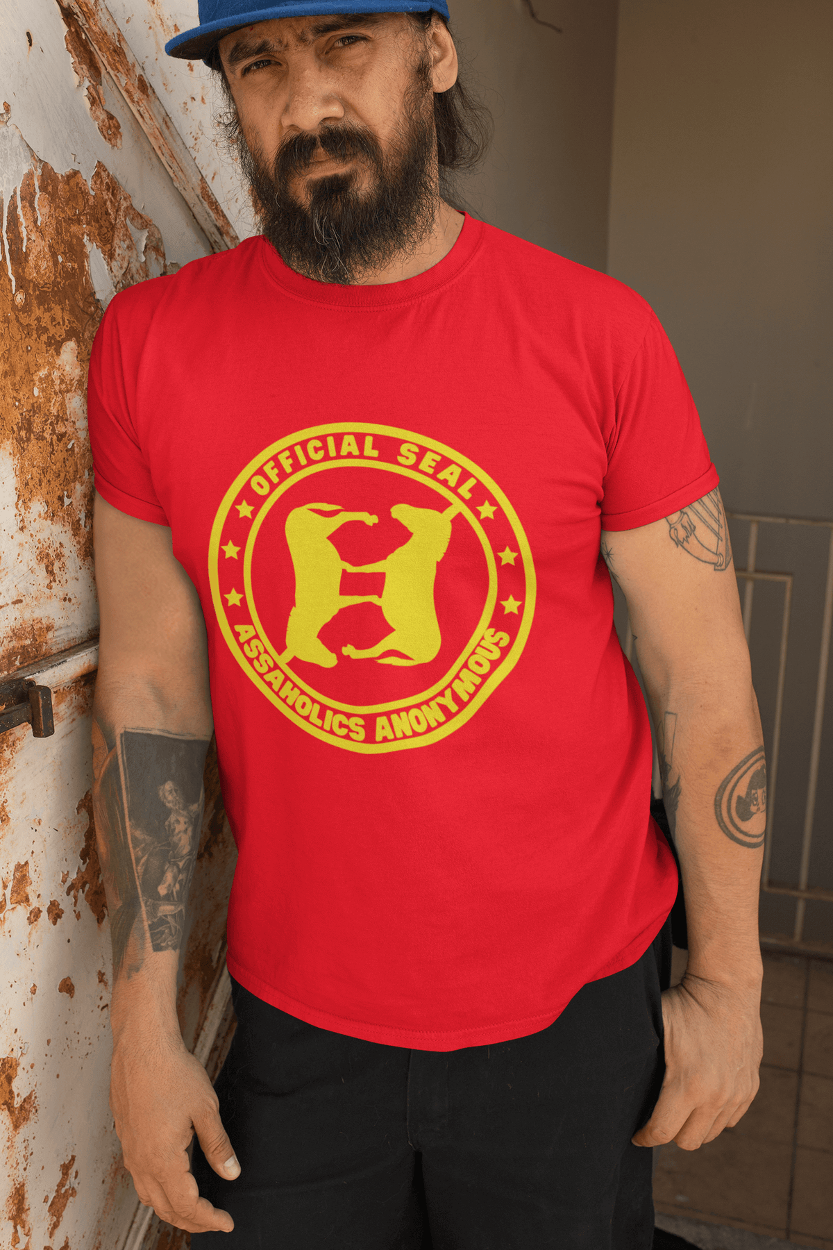 Assaholics Anonymous Official Seal Unisex Softstyle T-Shirt