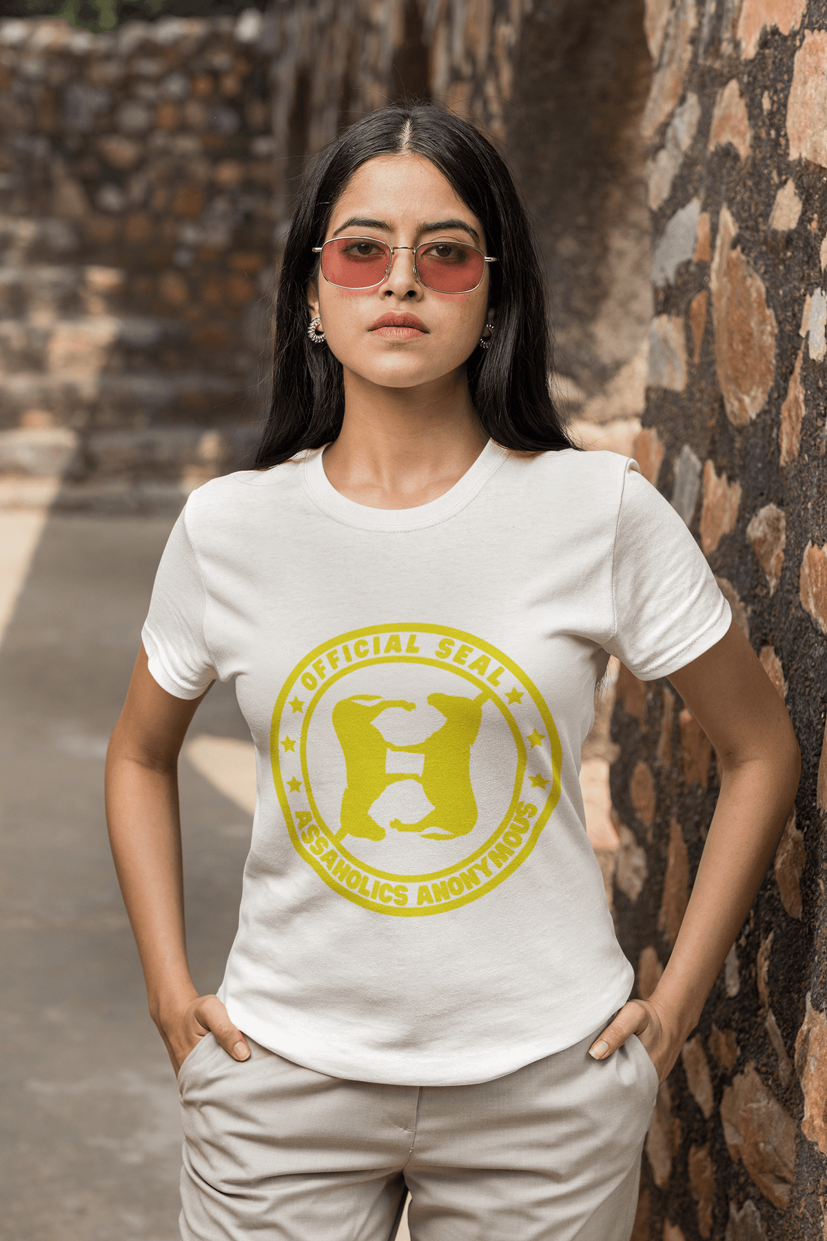 Assaholics Anonymous Official Seal Unisex Softstyle T-Shirt