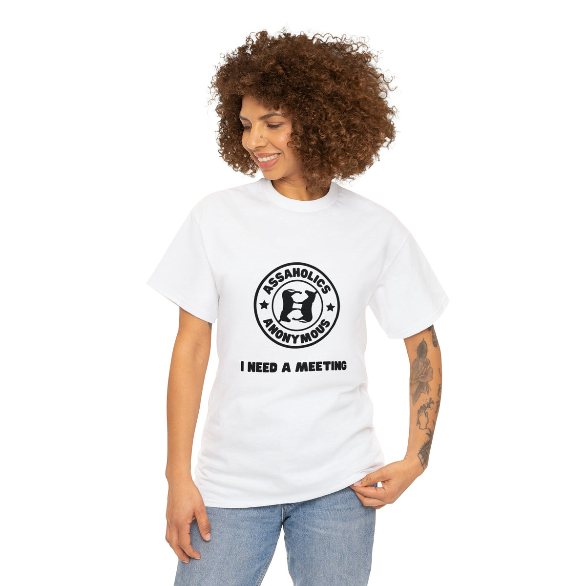 I Need a Meeting Unisex Heavy Cotton Tee