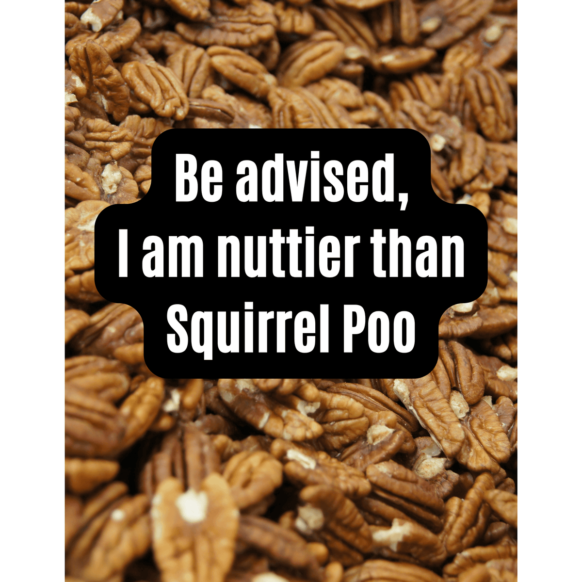 Be Advised, I Am Nuttier Than Sqiurrel Poo Unisex T-Shirt