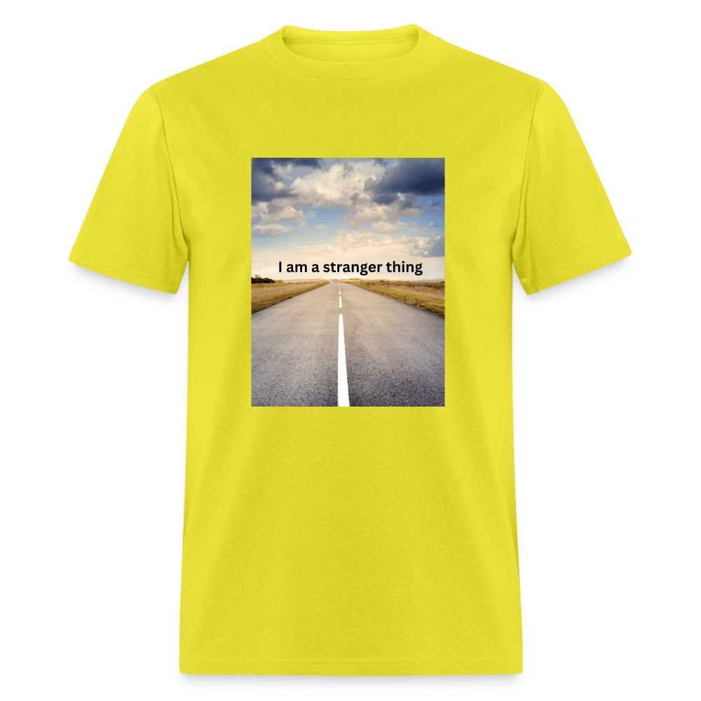 I am a Stranger Thing - Unisex T-Shirt - yellow