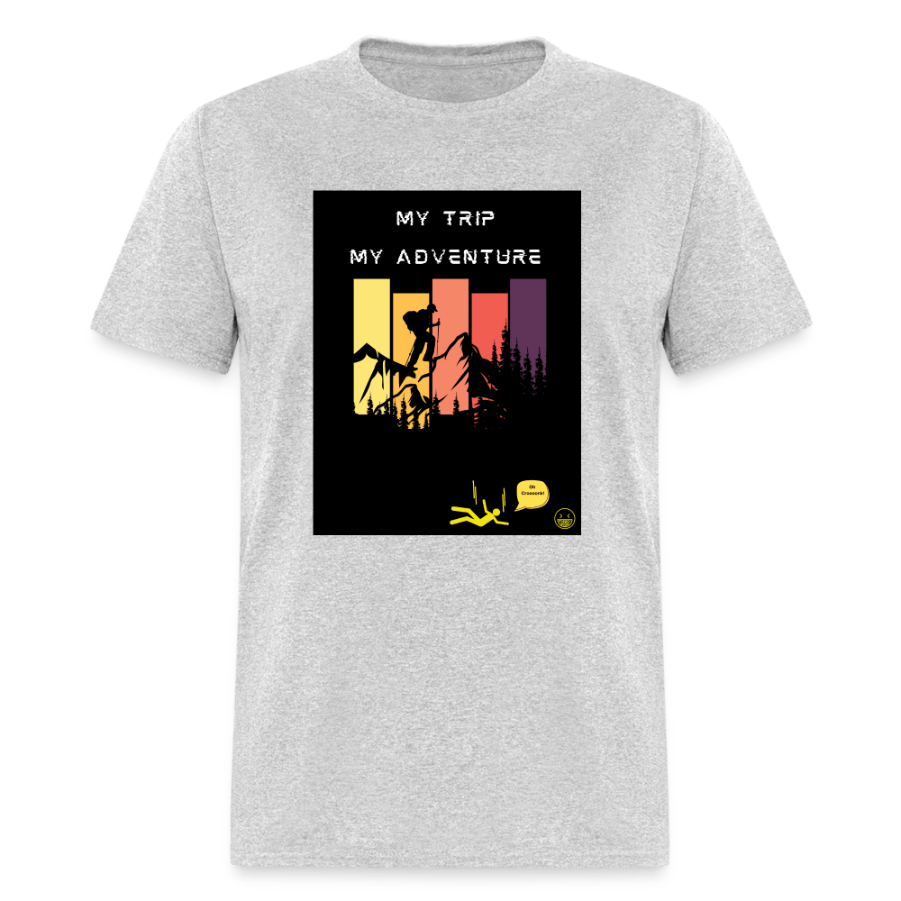My Trip My Adventure Classic T-Shirt - heather gray