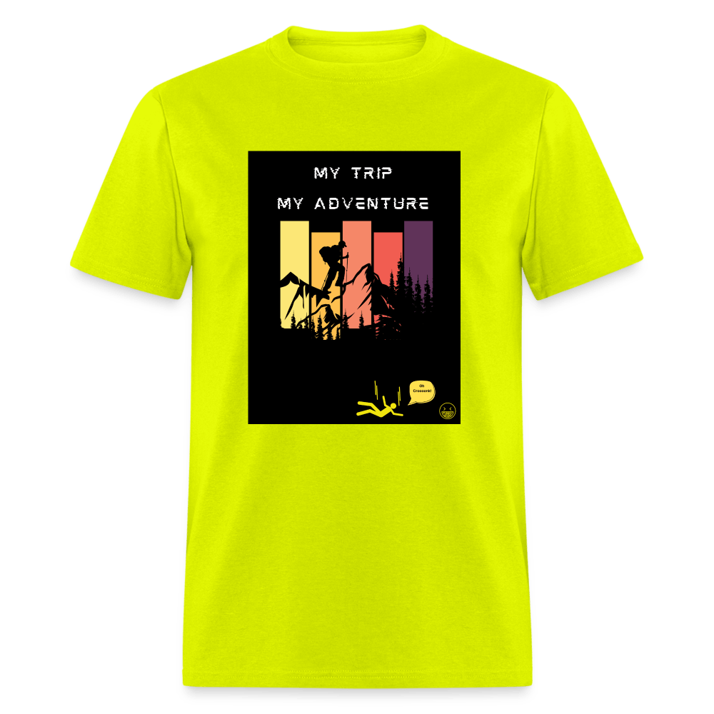 My Trip My Adventure Classic T-Shirt - safety green