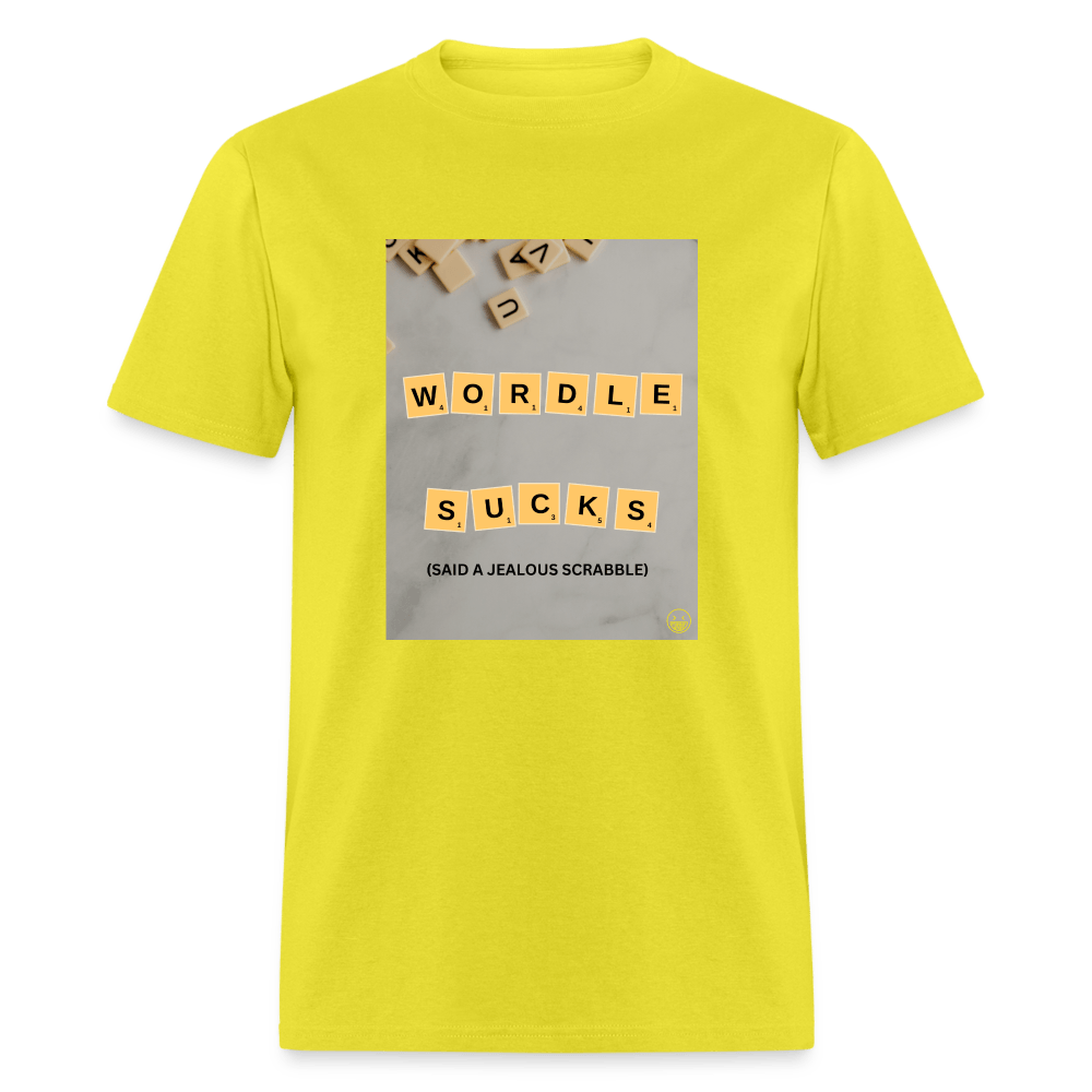 Wordle Sucks Unisex T-Shirt - yellow