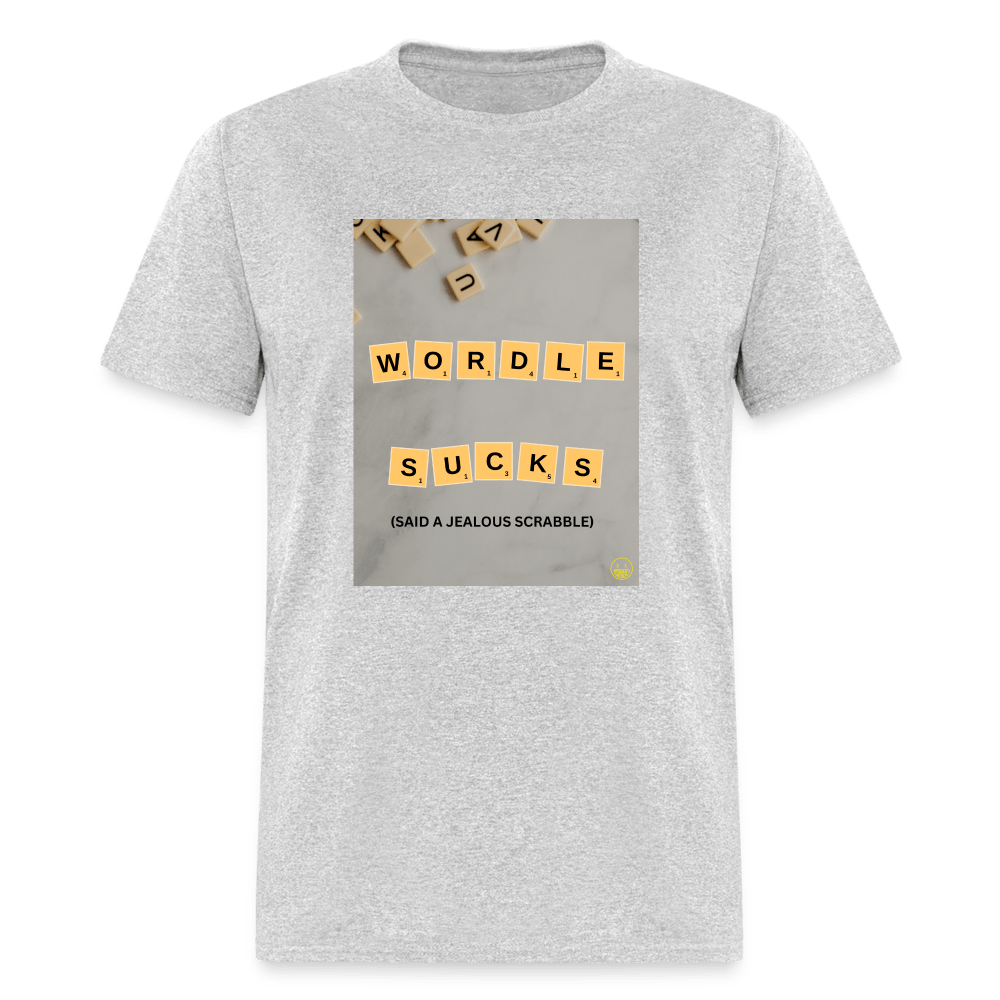 Wordle Sucks Unisex T-Shirt - heather gray