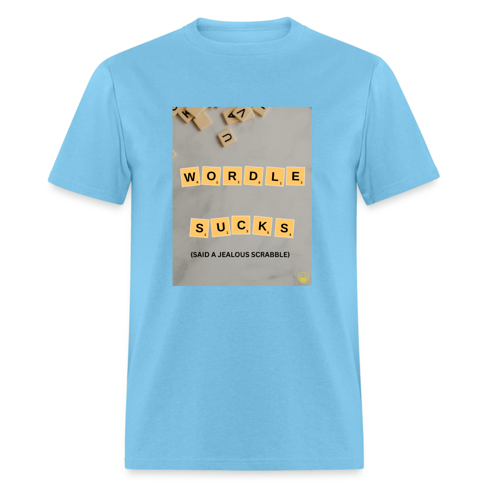 Wordle Sucks Unisex T-Shirt - aquatic blue