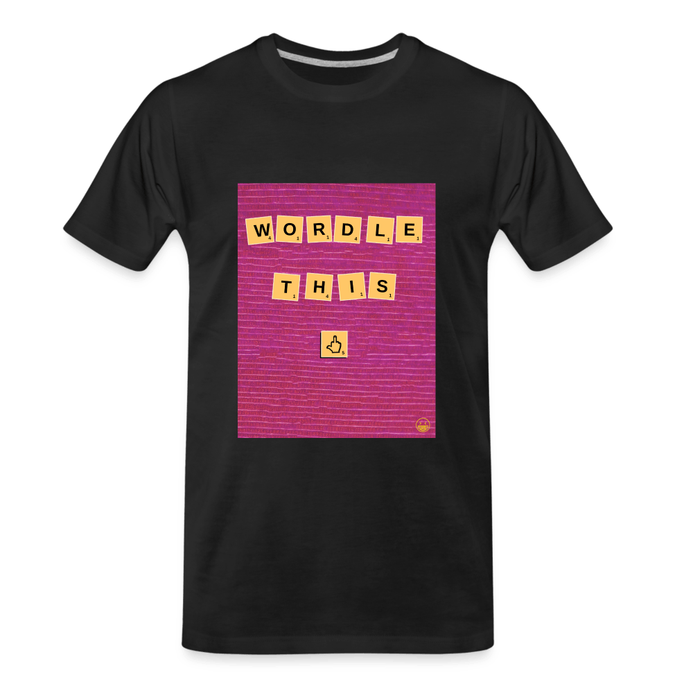 Wordle This! Premium Organic T-Shirt - black